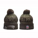 Gorro Beanie New England Patriots New Era Verde Militar
