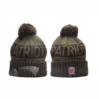 Gorro Beanie New England Patriots New Era Verde Militar