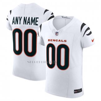 Camiseta NFL Elite Cincinnati Bengals Vapor F.U.S.E. Personalizada Blanco