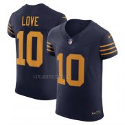 Camiseta NFL Elite Green Bay Packers Jordan Love The 1923 Classic Vapor F.U.S.E. Azul
