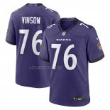Camiseta NFL Game Baltimore Ravens Carson Vinson Violeta1