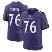 Camiseta NFL Game Baltimore Ravens Carson Vinson Violeta1