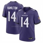 Camiseta NFL Game Baltimore Ravens Kyle Hamilton Violeta