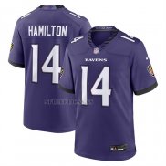 Camiseta NFL Game Baltimore Ravens Kyle Hamilton Violeta
