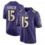 Camiseta NFL Game Baltimore Ravens Nelson Agholor Violeta