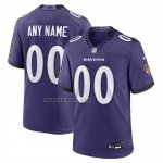 Camiseta NFL Game Baltimore Ravens Personalizada Violeta1
