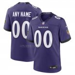 Camiseta NFL Game Baltimore Ravens Personalizada Violeta1