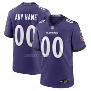 Camiseta NFL Game Baltimore Ravens Personalizada Violeta1