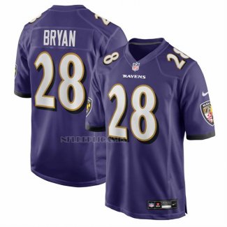 Camiseta NFL Game Baltimore Ravens Taven Bryan Violeta