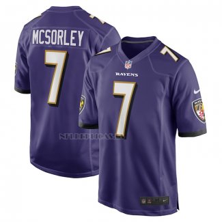 Camiseta NFL Game Baltimore Ravens Trace McSorley Violeta