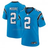 Camiseta NFL Game Carolina Panthers D.J. Moore Alterno Azul