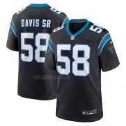Camiseta NFL Game Carolina Panthers Thomas Davis Sr Retired Negro