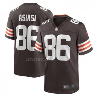 Camiseta NFL Game Cleveland Browns Devin Asiasi Marron