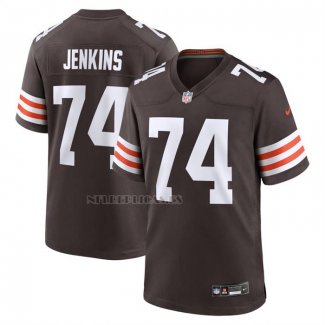 Camiseta NFL Game Cleveland Browns Elgton Jenkins Marron