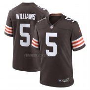Camiseta NFL Game Cleveland Browns Quincy Williams Marron