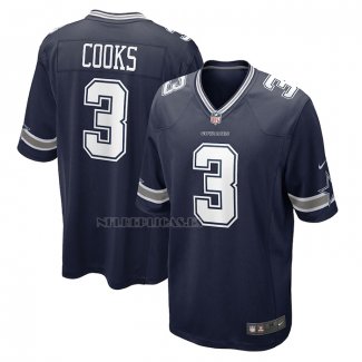 Camiseta NFL Game Dallas Cowboys Brandin Cooks Azul