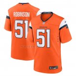 Camiseta NFL Game Denver Broncos Que Robinson Naranja
