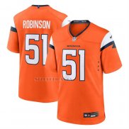 Camiseta NFL Game Denver Broncos Que Robinson Naranja