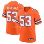 Camiseta NFL Game Denver Broncos Randy Gradishar Mile High Collection 1977 Throwback Retired Naranja