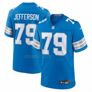 Camiseta NFL Game Detroit Lions Quinton Jefferson Azul