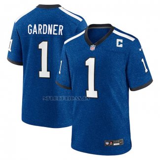 Camiseta NFL Game Indianapolis Colts Ahmad Sauce Gardner Alterno 2 Indiana Nights Royal