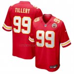 Camiseta NFL Game Kansas City Chiefs Jerry Tillery Rojo