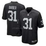 Camiseta NFL Game Las Vegas Raiders Peyton Barber Negro