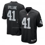 Camiseta NFL Game Las Vegas Raiders Robert Spillane Negro