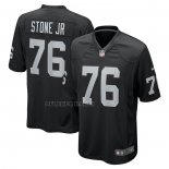 Camiseta NFL Game Las Vegas Raiders Ron Stone Jr. Negro