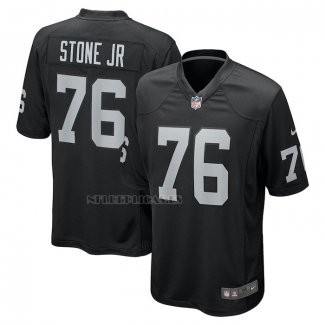 Camiseta NFL Game Las Vegas Raiders Ron Stone Jr. Negro