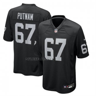 Camiseta NFL Game Las Vegas Raiders Will Putnam Negro