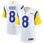 Camiseta NFL Game Los Angeles Rams Jared Verse Blanco