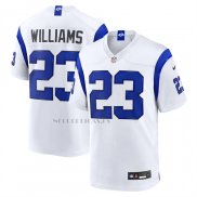 Camiseta NFL Game Los Angeles Rams Kyren Williams Fearsome Blanco