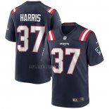 Camiseta NFL Game New England Patriots Damien Harris Azul