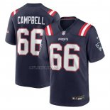 Camiseta NFL Game New England Patriots Will Campbell 2025 Azul