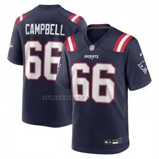 Camiseta NFL Game New England Patriots Will Campbell 2025 Azul