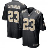 Camiseta NFL Game New Orleans Saints Marshon Lattimore Event Negro