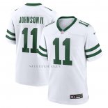 Camiseta NFL Game New York Jets Jermaine Johnson II Alterno Blanco