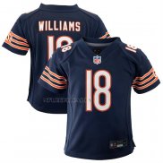 Camiseta NFL Game Nino Chicago Bears Caleb Williams Azul