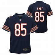 Camiseta NFL Game Nino Chicago Bears Cole Kmet Azul