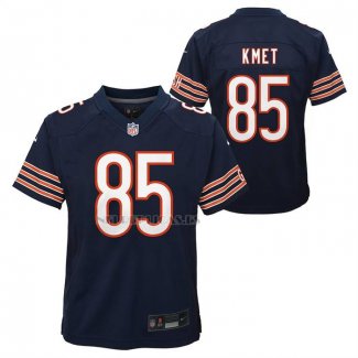 Camiseta NFL Game Nino Chicago Bears Cole Kmet Azul