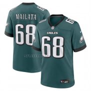 Camiseta NFL Game Philadelphia Eagles Jordan Mailata Verde1
