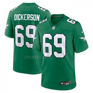 Camiseta NFL Game Philadelphia Eagles Landon Dickerson Alterno Verde