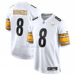 Camiseta NFL Game Pittsburgh Steelers Aaron Rodgers Blanco