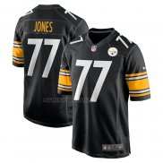 Camiseta NFL Game Pittsburgh Steelers Broderick Jones 2023 NFL Draft First Round Pick Negro