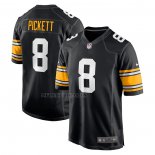 Camiseta NFL Game Pittsburgh Steelers Kenny Pickett 2022 NFL Draft First Round Pick Negro