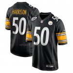 Camiseta NFL Game Pittsburgh Steelers Malik Harrison Negro