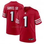 Camiseta NFL Game San Francisco 49ers Deebo Samuel Sr Alterno Rojo