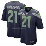 Camiseta NFL Game Seattle Seahawks Devon Witherspoon Super Bowl LX Azul