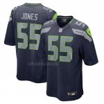 Camiseta NFL Game Seattle Seahawks Dre'Mont Jones Azul